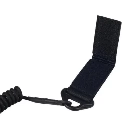 Шнур страхувальний Тренчик із карабіном чорний