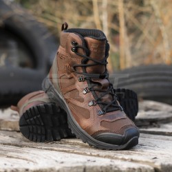 Ботинки тактические Варяг демисезонные кордура коричневые