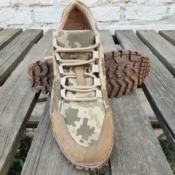 Кросівки літні тактичні Енерджі з тканинними вставками піксель ЗСУ