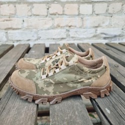 Кросівки літні тактичні Енерджі з тканинними вставками піксель ЗСУ