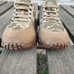 Кросівки літні тактичні Енерджі з тканинними вставками піксель ЗСУ