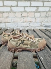 Кросівки літні тактичні Енерджі з тканинними вставками піксель ЗСУ