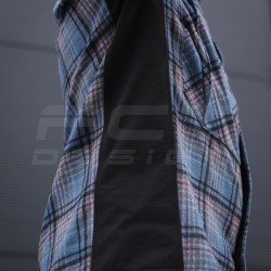 Тактична мілітарі Сорочка FCT демісезон утеплена в клітинку Блакитна (41 номер)