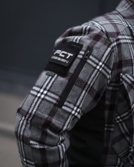 Тактична мілітарі Сорочка FCT утеплена в клітинку Сіра (5 номер)