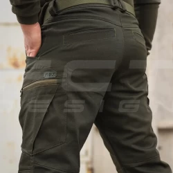 Брюки джинсы тактические стрейч канвас ХБ хаки