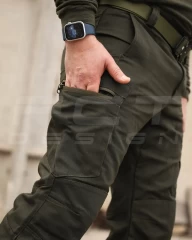 Штани джинси тактичні стрейч канвас ХБ хакі