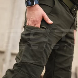 Брюки джинсы тактические стрейч канвас ХБ хаки