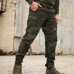 Брюки джинсы тактические стрейч канвас ХБ хаки