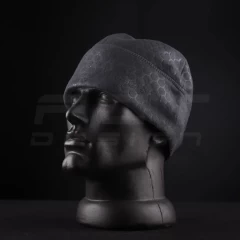 Шапка флісова соти Гексагон Сіра