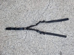 Тaктичний 3-тoчковий ремінь чорний