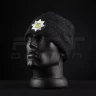 Шапка флісова соти Гексагон Поліції з кокардою Чорна 56 56