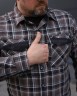 Тактическая милитари Рубашка FCT Blackbeard демисезон в клетку Коричнева (2 номер) 40-42/3