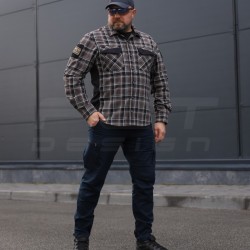 Тактична мілітарі Сорочка FCT Blackbeard демісезон в клітинку Коричнева (2 номер)