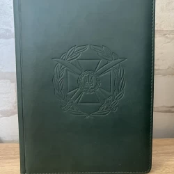 Блокнот дневник ВСУ хаки А5 слепое тиснение недатировано