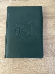 Блокнот щоденник ЗСУ хакі А5 сліпе тиснення недатований