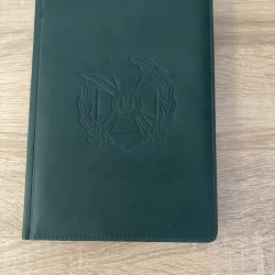 Блокнот дневник ВСУ хаки А5 слепое тиснение недатировано