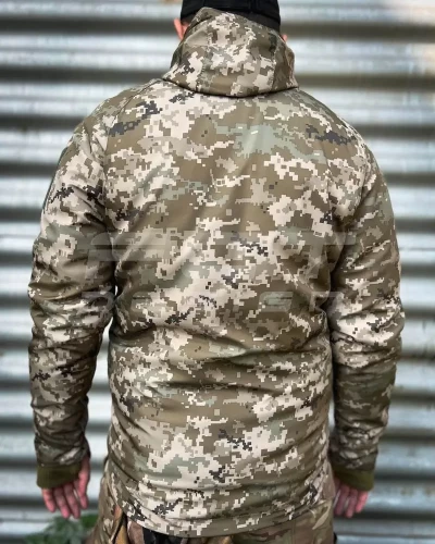 Куртка зимова Хантер Дюспо синтепон піксель ЗСУ 40-42/3 40-42/3