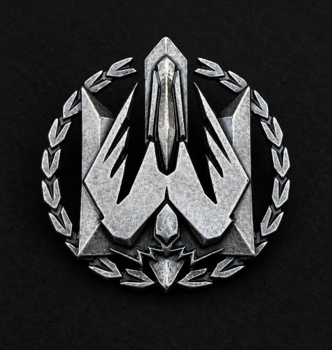 Кокарда беретный знак СБС Сил беспилотных систем ЗСУ (нового образца) 