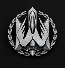 Кокарда беретний знак СБС Сил безпілотних систем ЗСУ (нового зразка)
