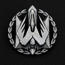 Кокарда беретный знак СБС Сил беспилотных систем ЗСУ (нового образца)