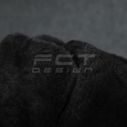 Шапка-ушанка натуральный мех синий (54, 55, 56)