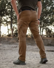 Штани джинси тактичні стрейч канвас ХБ койот