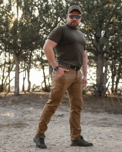 Штани джинси тактичні стрейч канвас ХБ койот 42 42