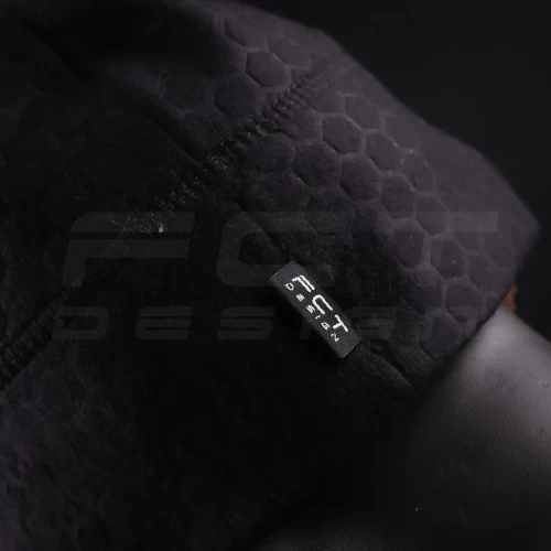 Шапка флісова соти Гексагон Чорна 56 56