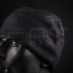 Шапка флісова соти Гексагон Чорна