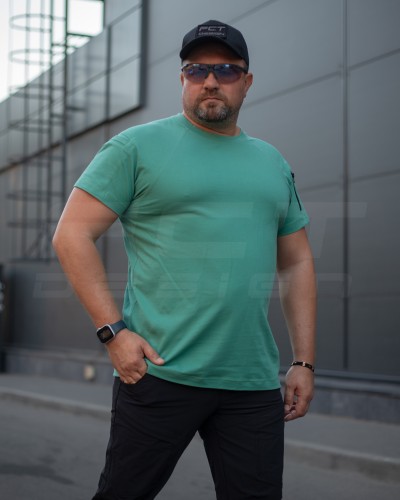 Футболка тактична Комбат з кишенею Zara Ментол 42 42