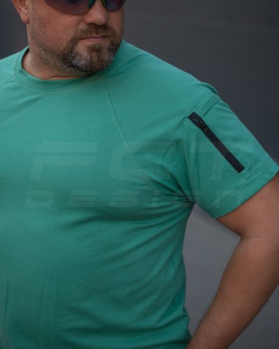 Футболка тактична Комбат з кишенею Zara Ментол 42 42