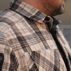 Тактична мілітарі Сорочка FCT демісезон утеплена в клітинку Койот (25 номер)