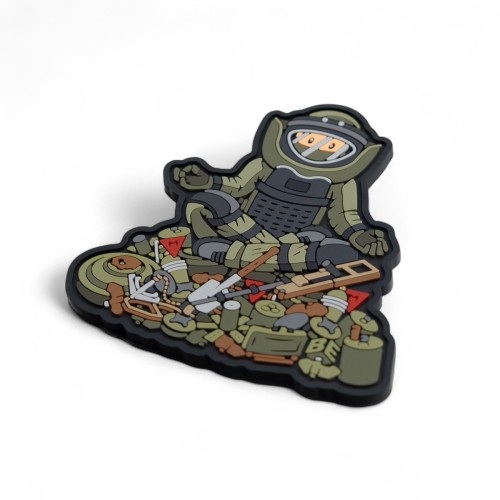 Шеврон/патч резиновый ПВХ “Сапер” 