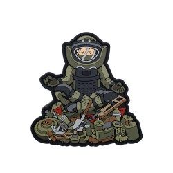 Шеврон/патч резиновый ПВХ “Сапер”