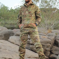 Костюм Горка тактический Анорак рип-стоп Мультикам
