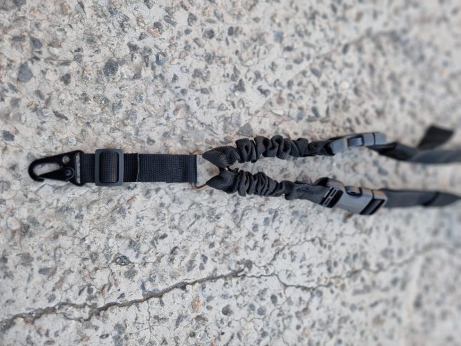 Тaктичний одноточковий римьон спрощений чорний