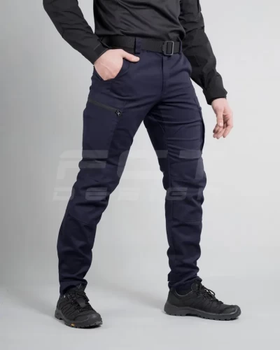 Брюки летние Джинсы темно-синие 42