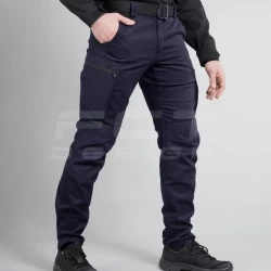 Брюки летние Джинсы темно-синие