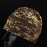 Шапка флисовая соты Гексагон Хищник пиксель G-0822 56