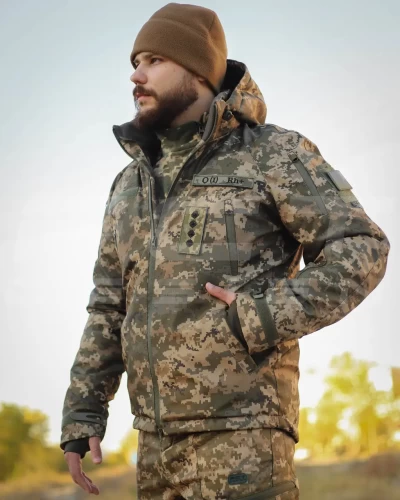 Куртка Хантер Софтшелл Зимова з флісовою кофтою ЗСУ 40-42/3 40-42/3