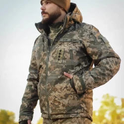 Куртка Хантер Софтшелл Зимняя с флисовой кофтой ВСУ