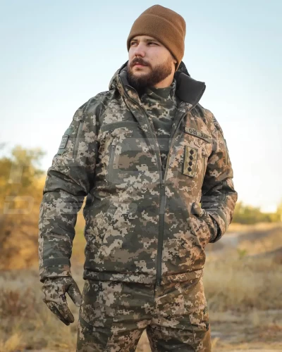 Куртка Хантер Софтшелл Зимова з флісовою кофтою ЗСУ 40-42/3 40-42/3