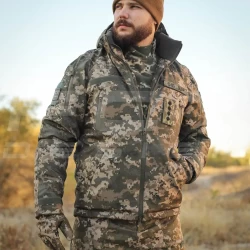 Куртка Хантер Софтшелл Зимняя с флисовой кофтой ВСУ