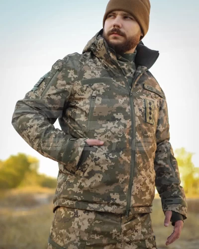 Куртка Хантер Софтшелл Зимова з флісовою кофтою ЗСУ 40-42/3 40-42/3