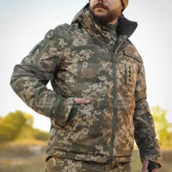 Куртка Хантер Софтшелл Зимняя с флисовой кофтой ВСУ