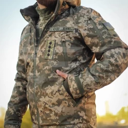 Куртка Хантер Софтшелл Зимняя с флисовой кофтой ВСУ