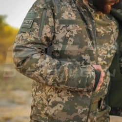 Куртка Хантер Софтшелл Зимняя с флисовой кофтой ВСУ