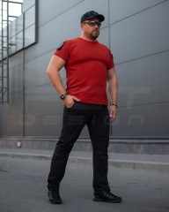 Футболка тактична Комбат з кишенею Zara Теракот