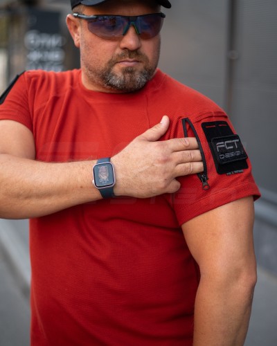 Футболка тактична Комбат з кишенею Zara Теракот 42 42