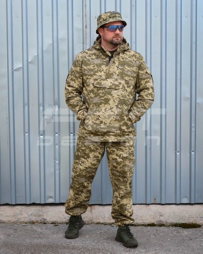 Костюм Гірка Анорак тактичний ріп-стоп піксель ЗСУ 40-42/3 40-42/3